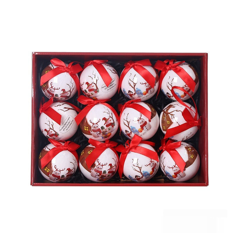 Exquisite Printing Christmas Christmas Tree Ornament Ball - Bellarte Enchanté Exquisite Printing Christmas Christmas Tree Ornament Ball